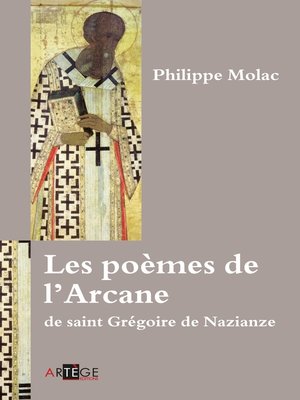 cover image of Les poèmes de l'Arcane de saint Grégoire de Nazianze